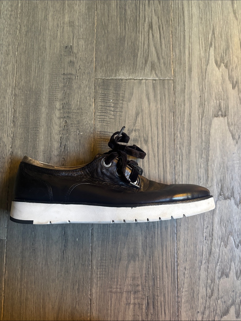 Johnston & Murphy | Black Dress Oxford Leather Derby Shoes Size 8 - Picture 2 of 11